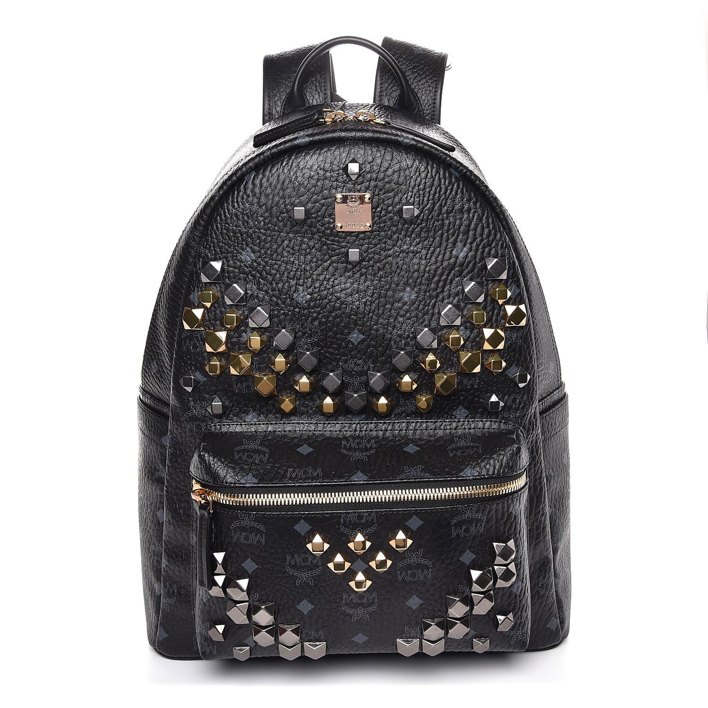 Visetos Studded Medium Stark M Backpack Black