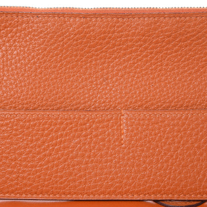 Hermes Togo Dogon Duo Wallet Orange 13 of 14