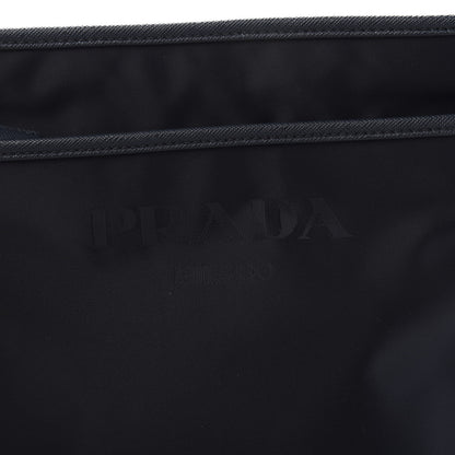 Prada Tessuto Nylon Saffiano Flat Messenger Bag Baltico 10 of 11