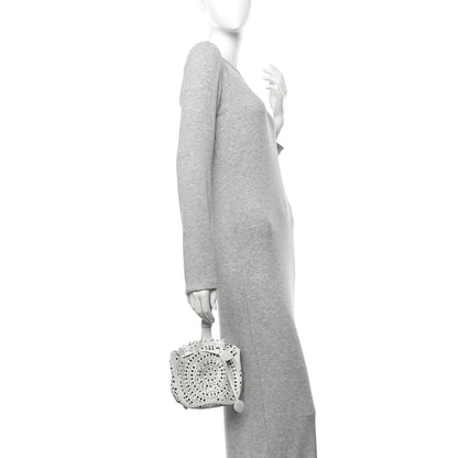 Alaia Lux Calfskin Vienne Rose-Marie 19 Bag White 2 of 11