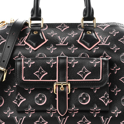 Louis Vuitton Monogram Fall for You Speedy Bandouliere 25 Black 7 of 9