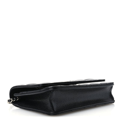 Chanel Caviar Quilted Wallet on Chain WOC Black 4 of 12