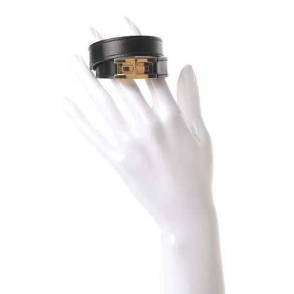 Hermes Box Drag Double Tour Bracelet T2 Black 2 of 8