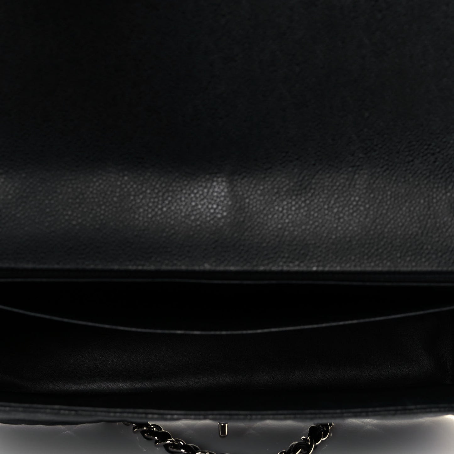 Caviar Quilted Maxi Single Flap Black