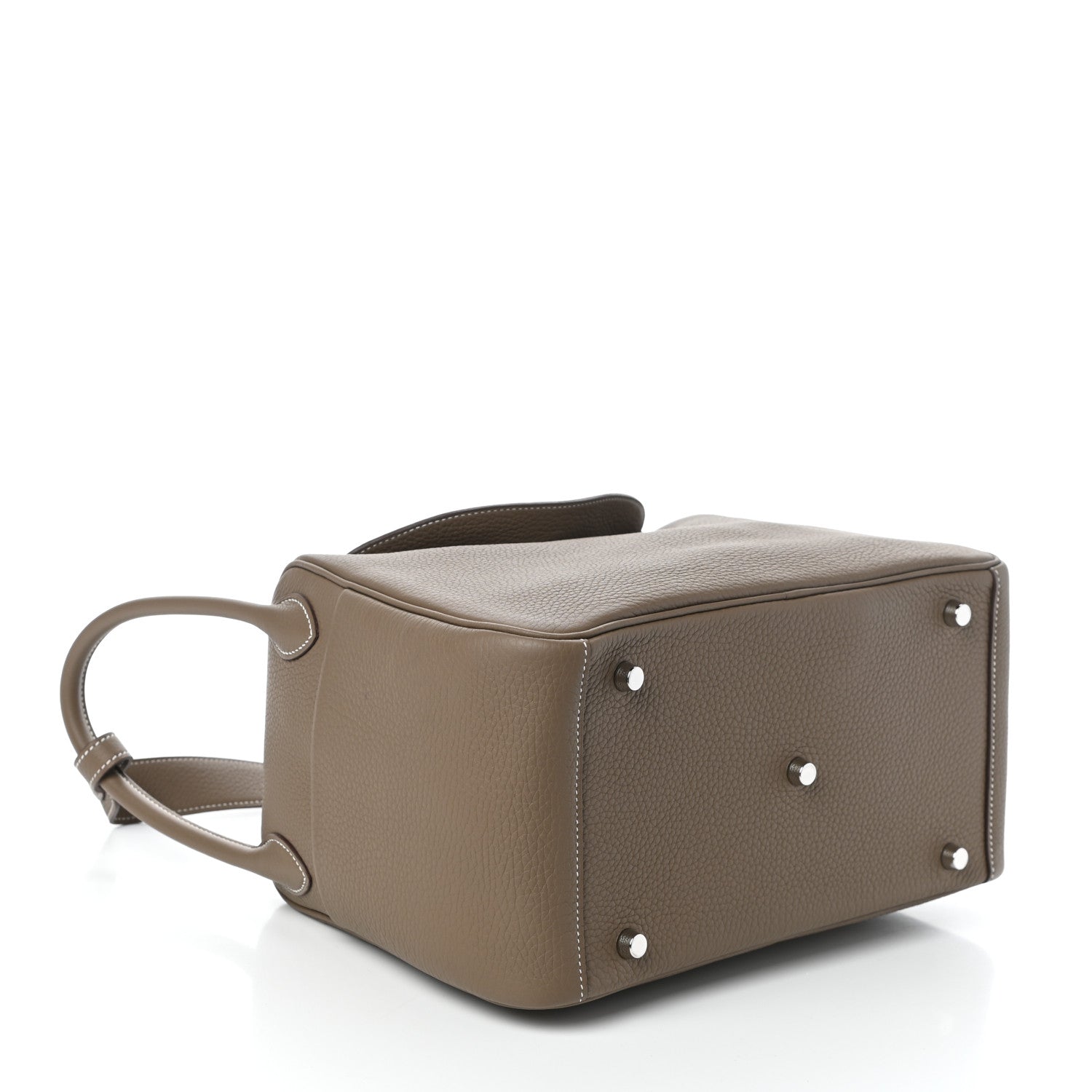 Hermes Taurillon Clemence Lindy 30 Etoupe 4 of 10
