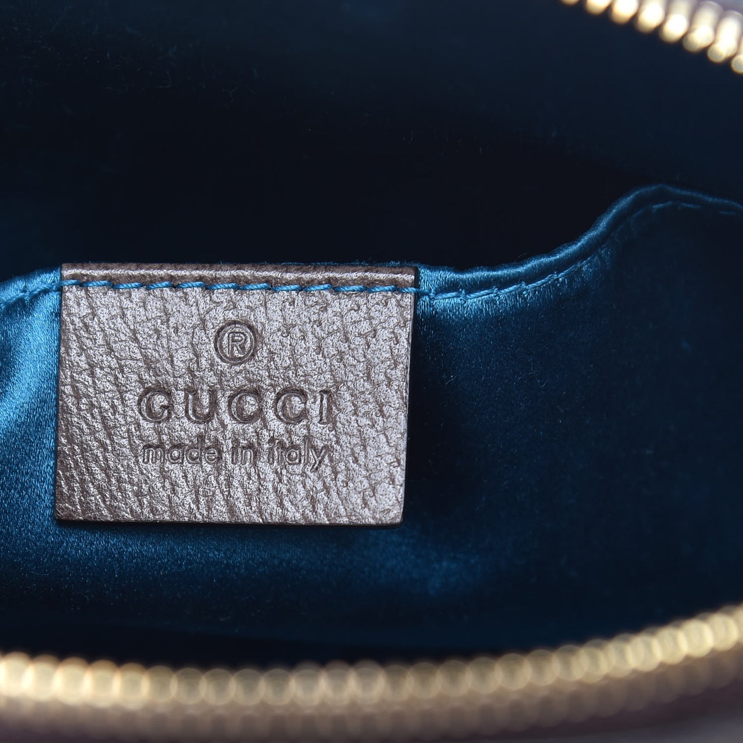 GG Supreme Monogram Textured Dollar Calfskin Web Small Ophidia Dome Shoulder Bag Beige Ebony New Acero