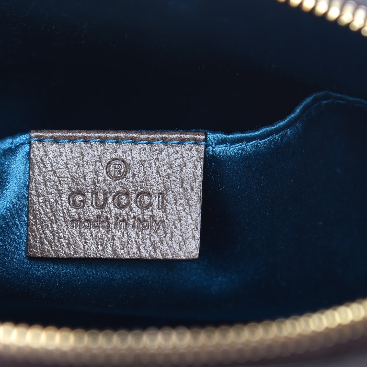 Gucci GG Supreme Monogram Textured Dollar Calfskin Web Small Ophidia Dome Shoulder Bag Beige Ebony New Acero 6 of 11