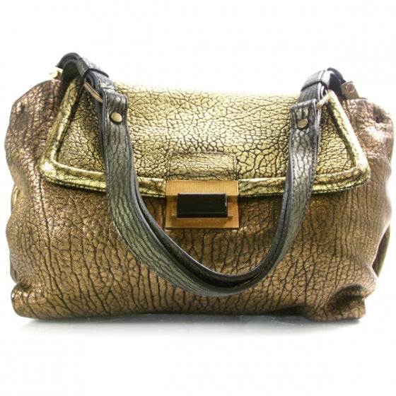 Leather Maizeha Large Shoulder Bag Metallic
