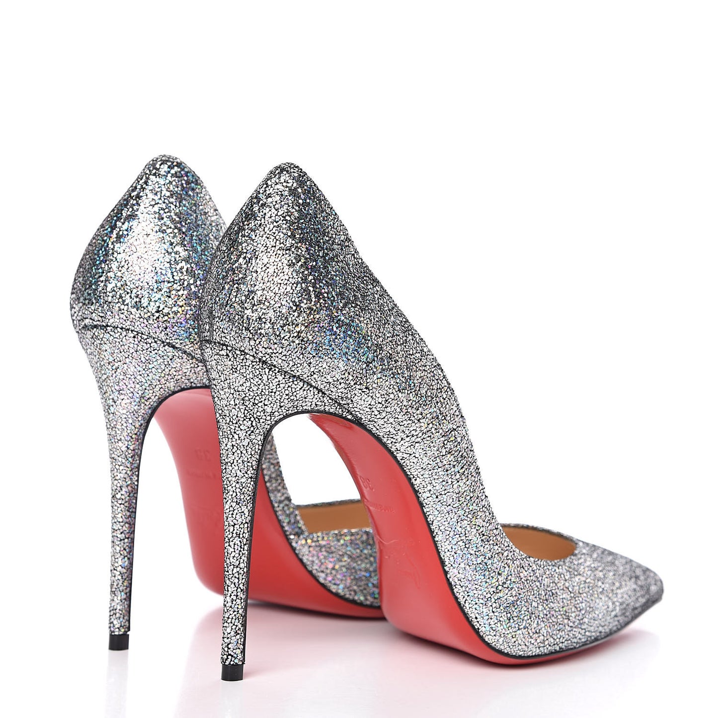 Nappa Mica Iriza 100 Pumps 38 Silver