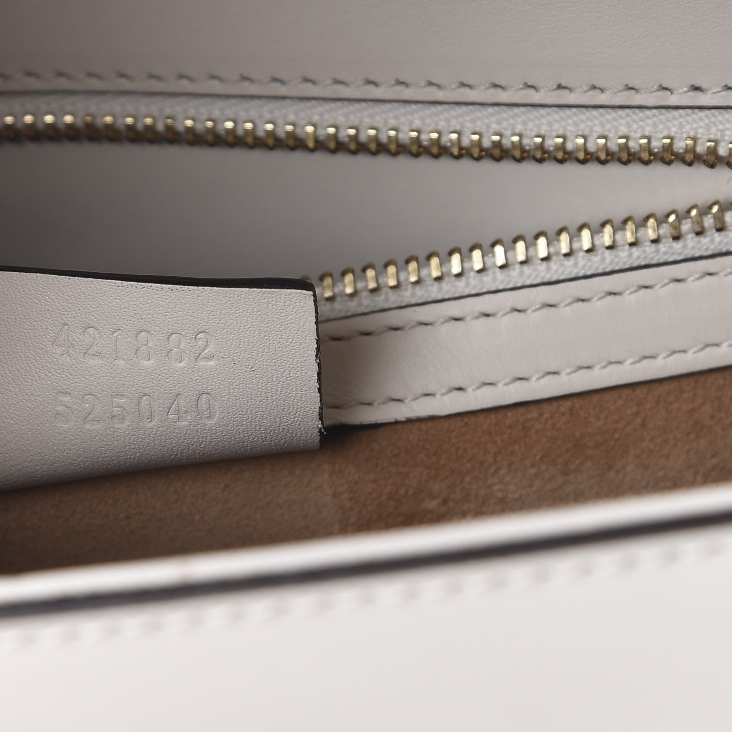 Gucci Calfskin Small Sylvie Shoulder Bag Off White 8 of 12