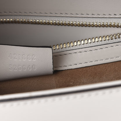 Gucci Calfskin Small Sylvie Shoulder Bag Off White 8 of 12