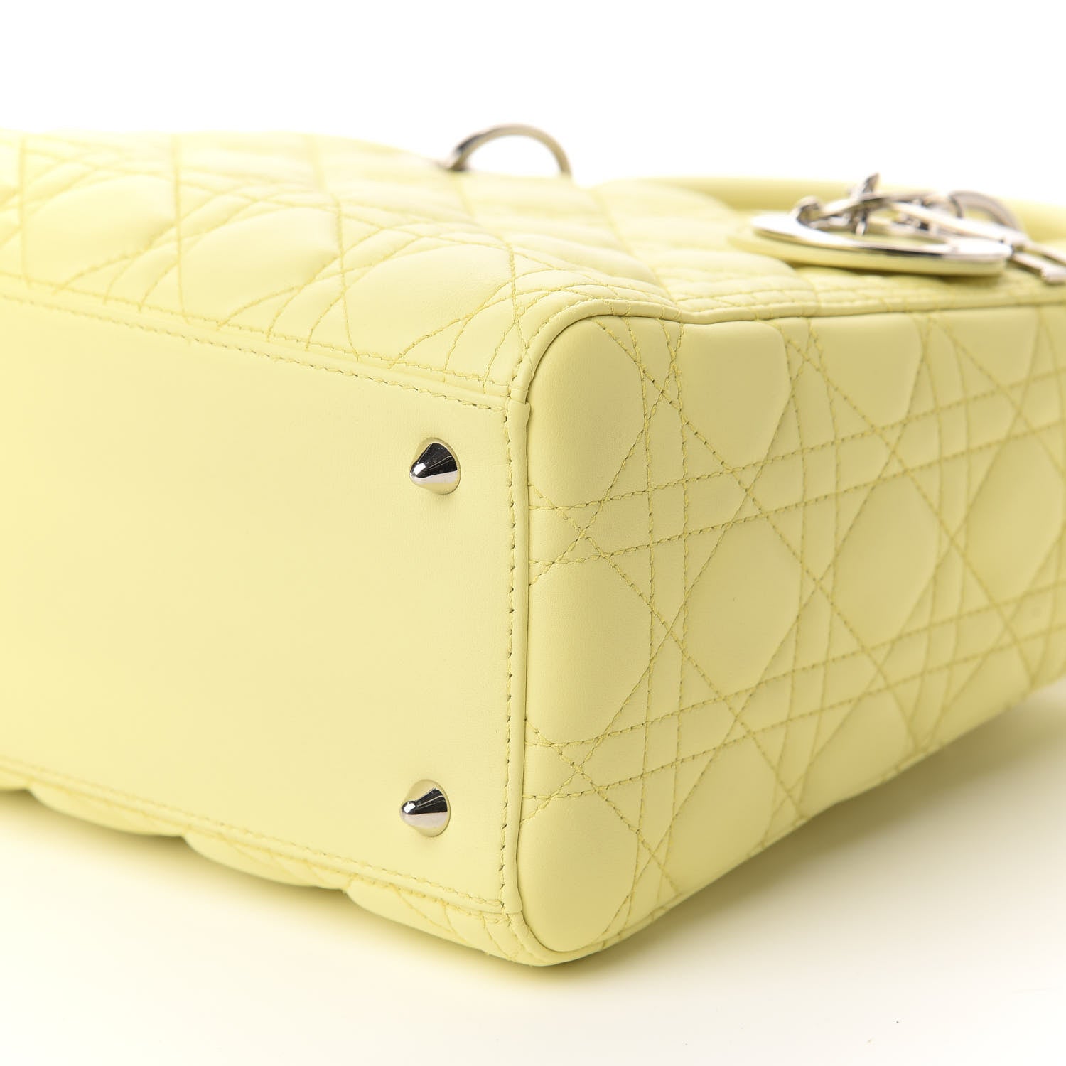 Christian Dior Lambskin Cannage Medium Lady Dior 7 of 10