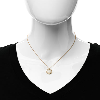 Pasquale Bruni 18K Rose Gold Diamond White Agate Petit Joli Necklace 2 of 5