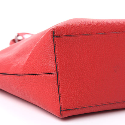 Valentino Garavani Grained Calfskin Rockstud Shoulder Tote Rouge Pur 7 of 11