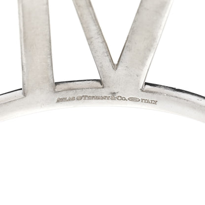 Tiffany Sterling Silver Wide Atlas Hinged Bangle Bracelet 3 of 4