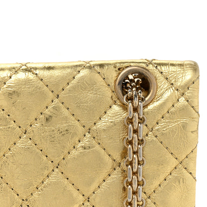 Chanel Metallic Aged Calfskin Quilted 2.55 Reissue 225 Flap Gold 21 of 23