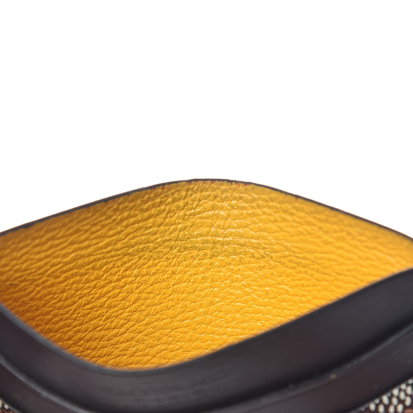 Goyardine Saint Sulpice Card Holder Black