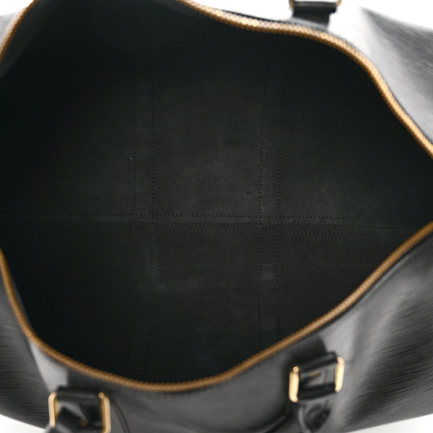 Louis Vuitton Epi Keepall 50 Black 4 of 11