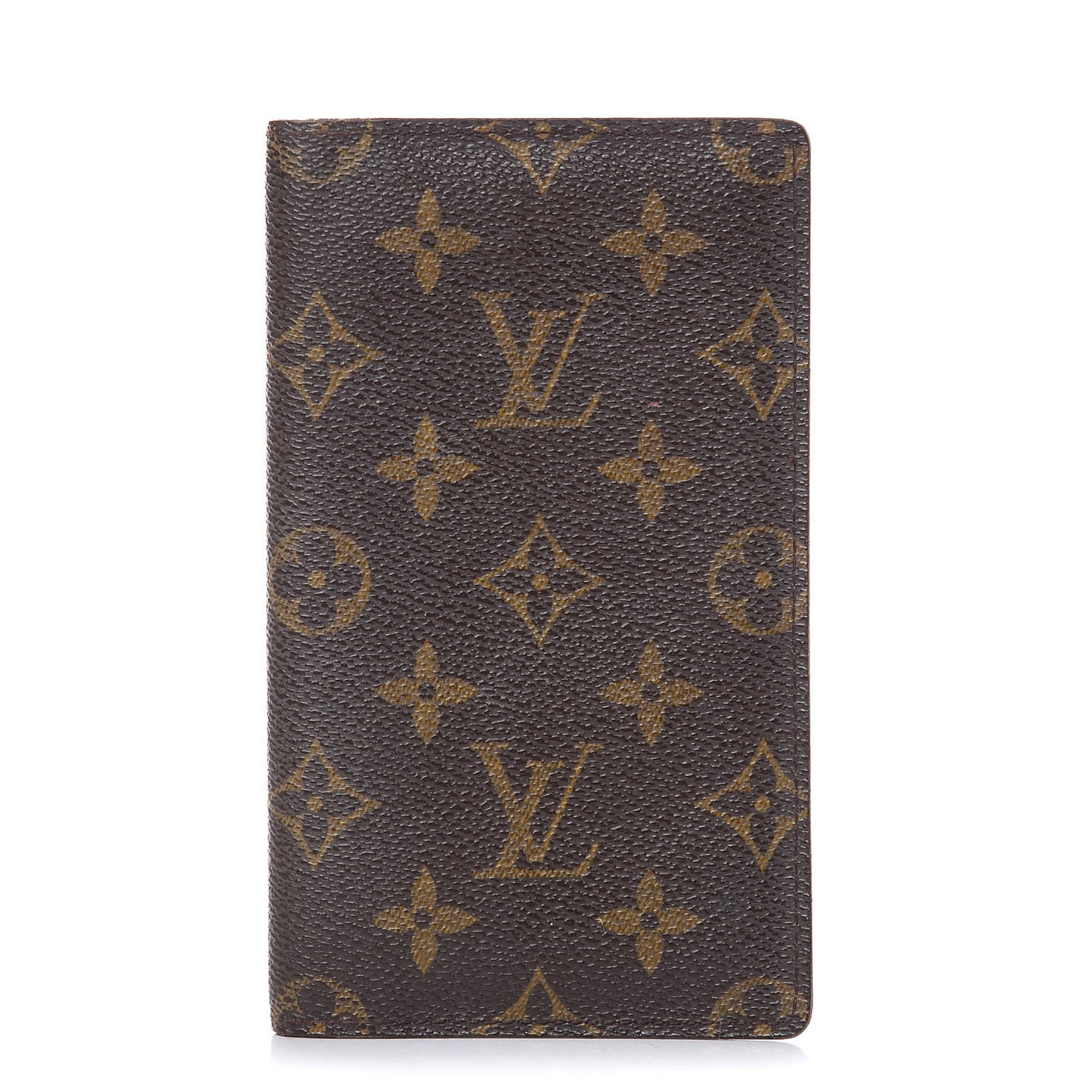 Monogram Checkbook Holder Case Wallet