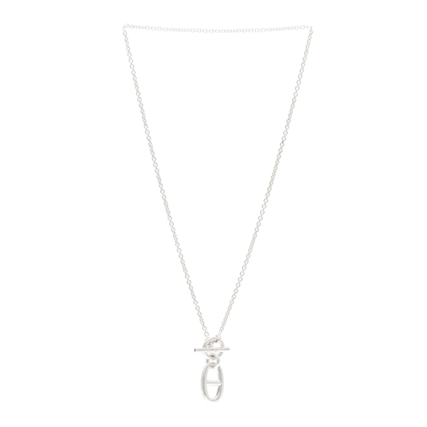 Sterling Silver Amulette Chaine d'Ancre Necklace