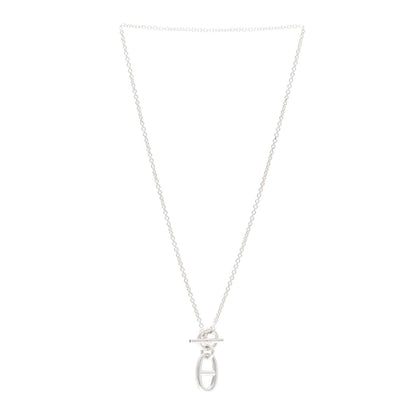 Hermes Sterling Silver Amulette Chaine d'Ancre Necklace 3 of 5