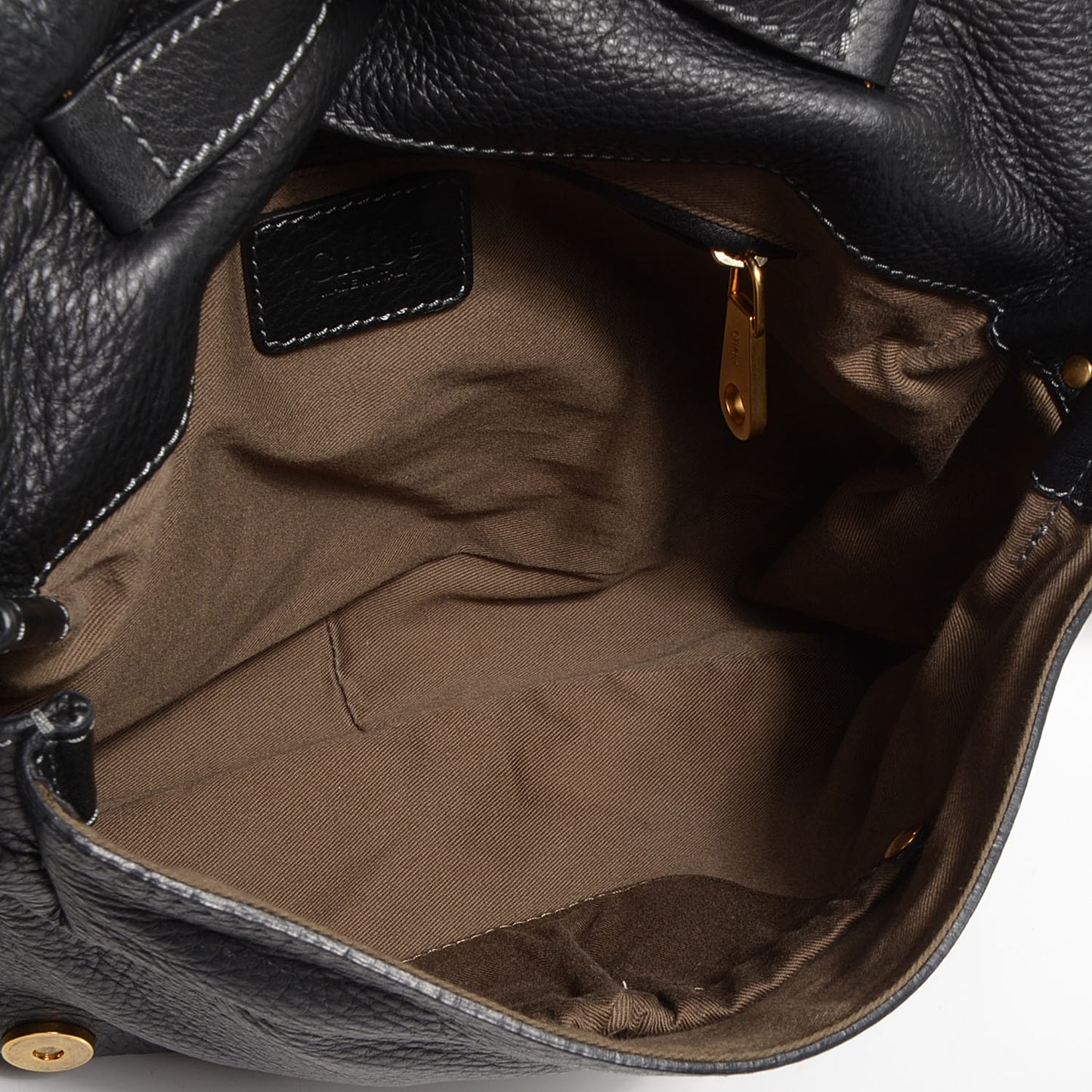 Calfskin Medium Marcie Top Handle Bag Black