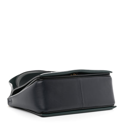 Celine Shiny Smooth Calfskin Medium Frame Shoulder Bag Amazone Dark Navy 4 of 9
