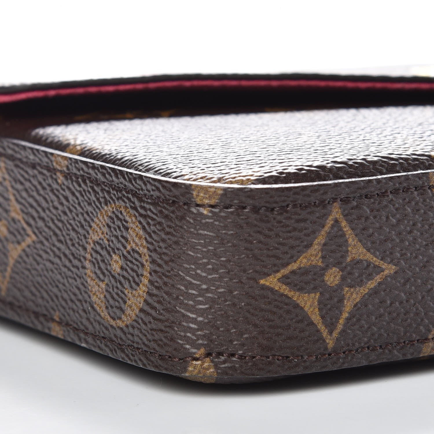 Louis Vuitton Monogram LV Love Lock Pochette Felicie Chain Wallet 8 of 9