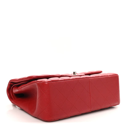 Chanel Caviar Quilted Jumbo Double Flap Dark Red 4 of 11