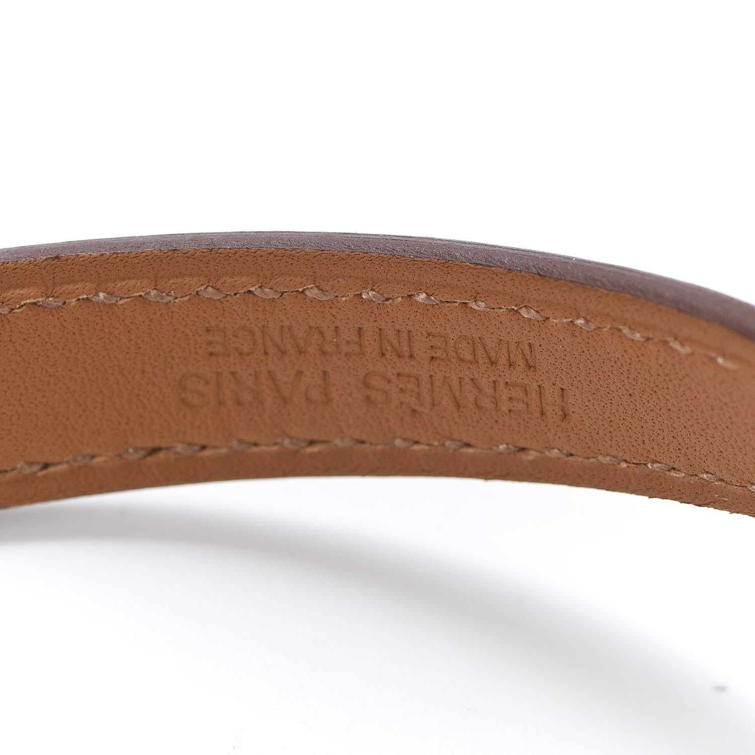 Hermes Barenia Rivale Double Tour Bracelet T2 Fauve 3 of 6