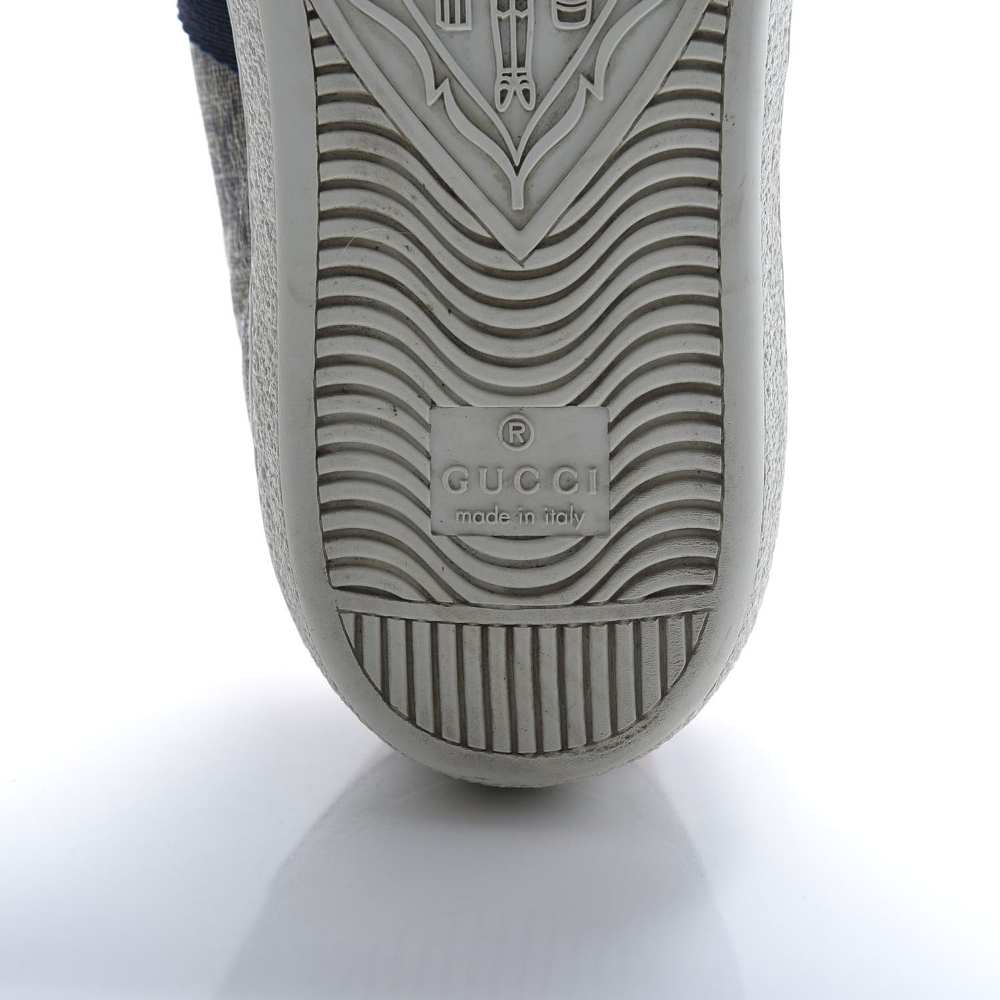 GG Supreme Monogram Womens Ace Low-Top Sneaker 35 Beige