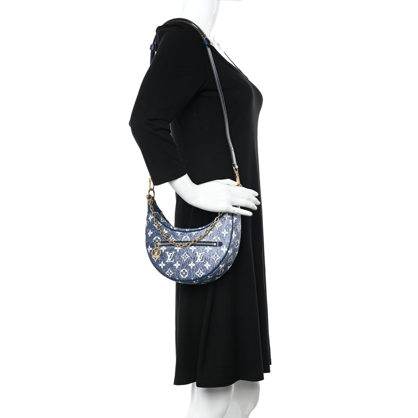 Monogram Jacquard Denim Loop Bleu