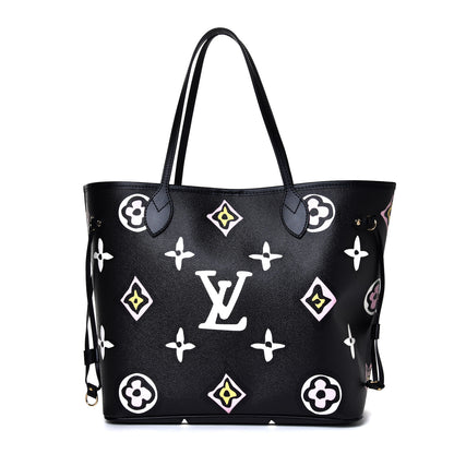 Louis Vuitton Monogram Giant Wild At Heart Neverfull MM Black 1 of 8