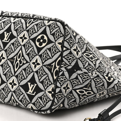 Louis Vuitton Jacquard Since 1854 Neverfull MM Grey 9 of 9