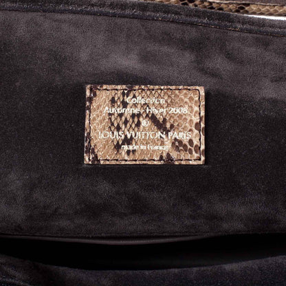 Louis Vuitton Suede Python Monogram Whisper PM Kohl 6 of 9