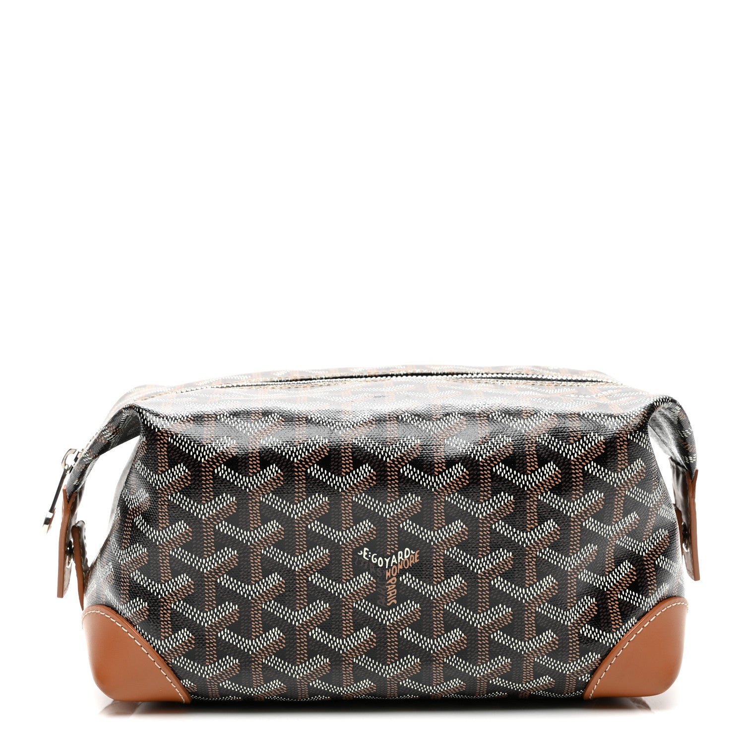 Goyard Goyardine Boeing 25 Trousse de Toilette Black Gold 1896025