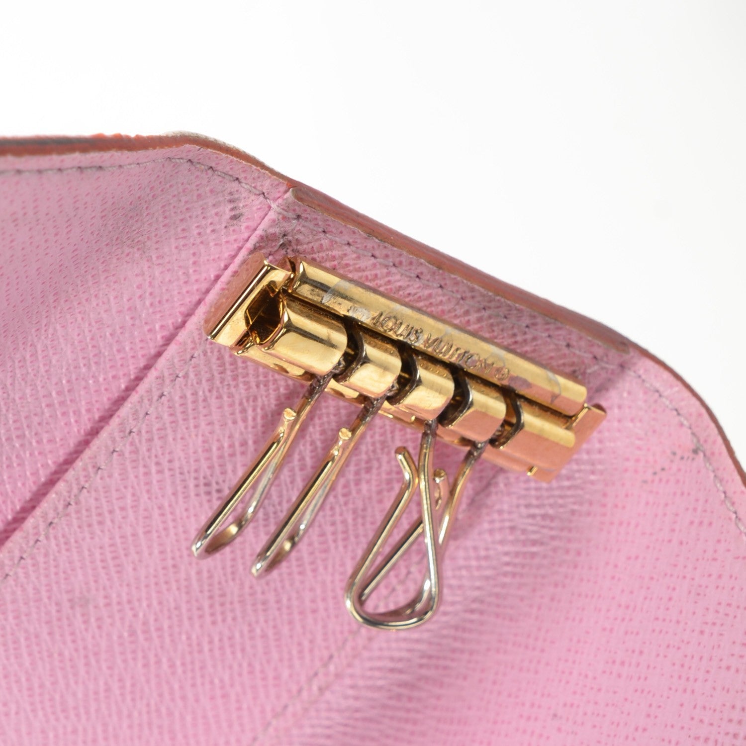 Louis Vuitton Monogram Multicolor Multicles 4 Key Holder White Litchi 7 of 9