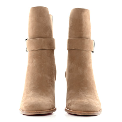 Christian Louboutin Suede CL Chelsea 70 Booty 36.5 Roca 2 of 8