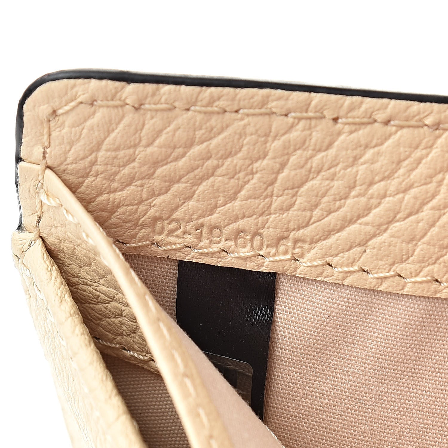 Chloe Grained Calfskin Marcie Square Wallet Blondie Beige 9 of 9