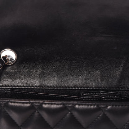 Chanel Lambskin Quilted East West Flap Black 8 of 12