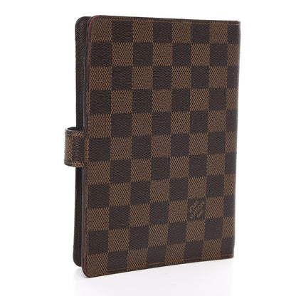 Louis Vuitton Damier Ebene Medium Ring Agenda Cover 3 of 8