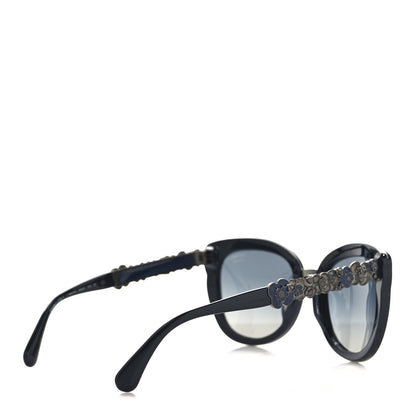 Chanel CC Butterfly Fall Sunglasses 5356 Dark Blue 4 of 7