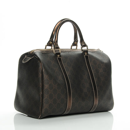 Gucci GG Plus Monogram Medium Joy Boston Dark Brown 3 of 16