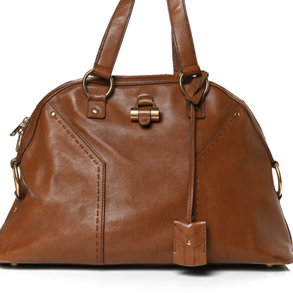 Saint Laurent Calfskin Large Muse Tan 16 of 39
