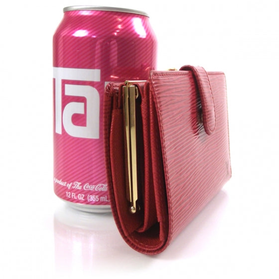 Epi French Purse Wallet Red
