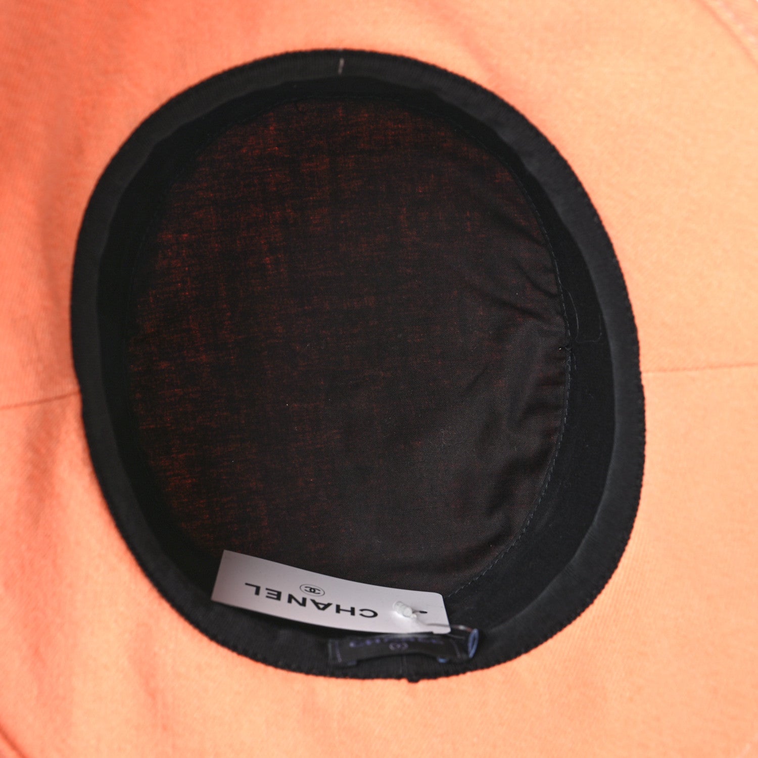Chanel Denim CC Bucket Hat M Orange Blue 6 of 7