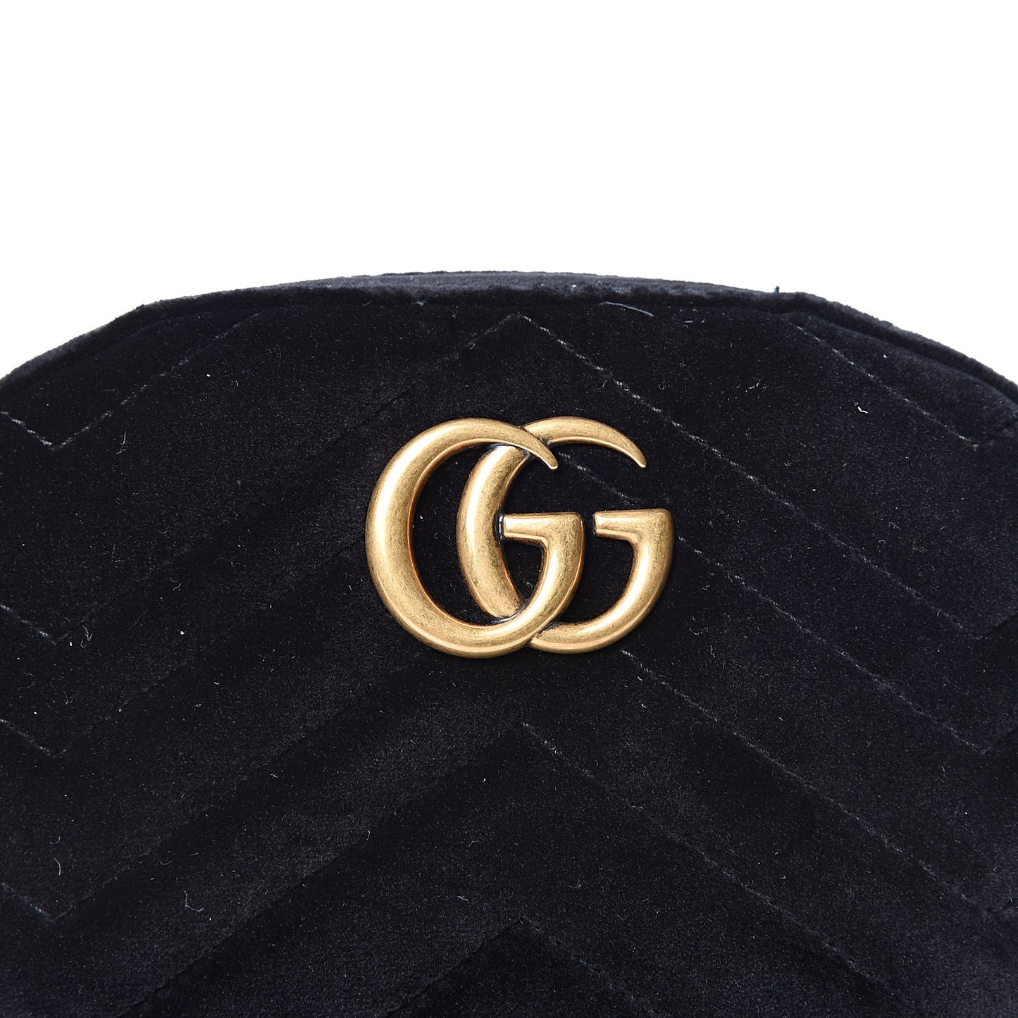 Velvet Matelasse GG Marmont Belt Bag 85 34 Black