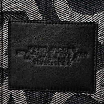 Marc Jacobs Denim Jacquard Medium The Monogram Tote Bag Denim Blue 14 of 18