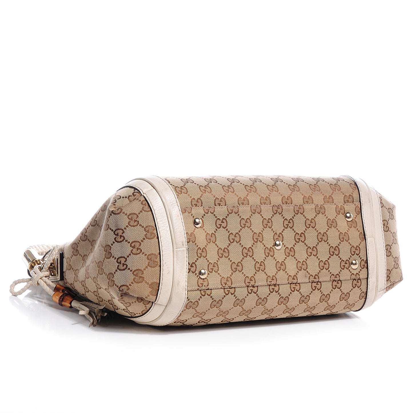 Monogram Medium Bella Hobo Off White