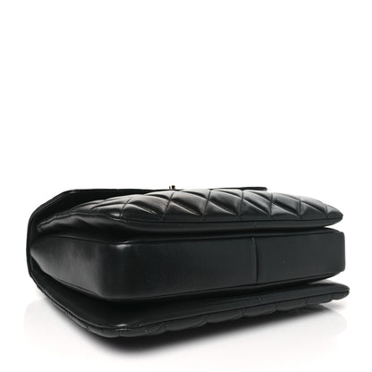 Chanel Lambskin Quilted Large Trendy CC Dual Handle Flap Bag Black 4 of 10